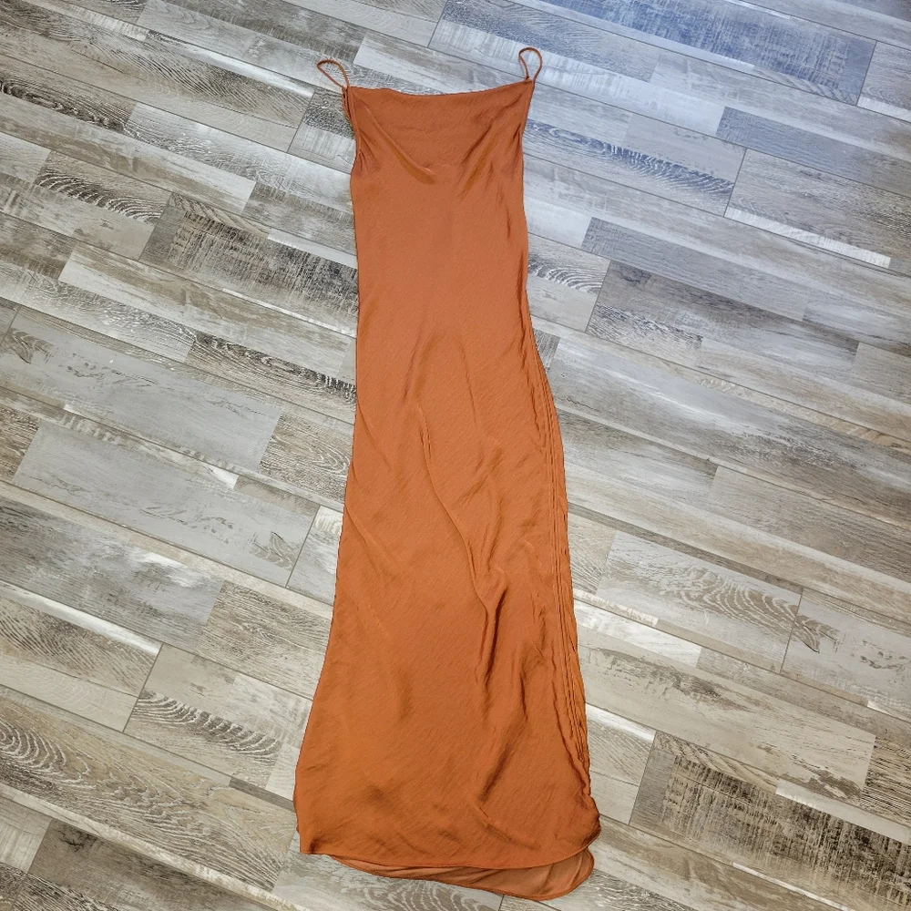 Free People Day To Night Slip Dress Cinnaber Size Small